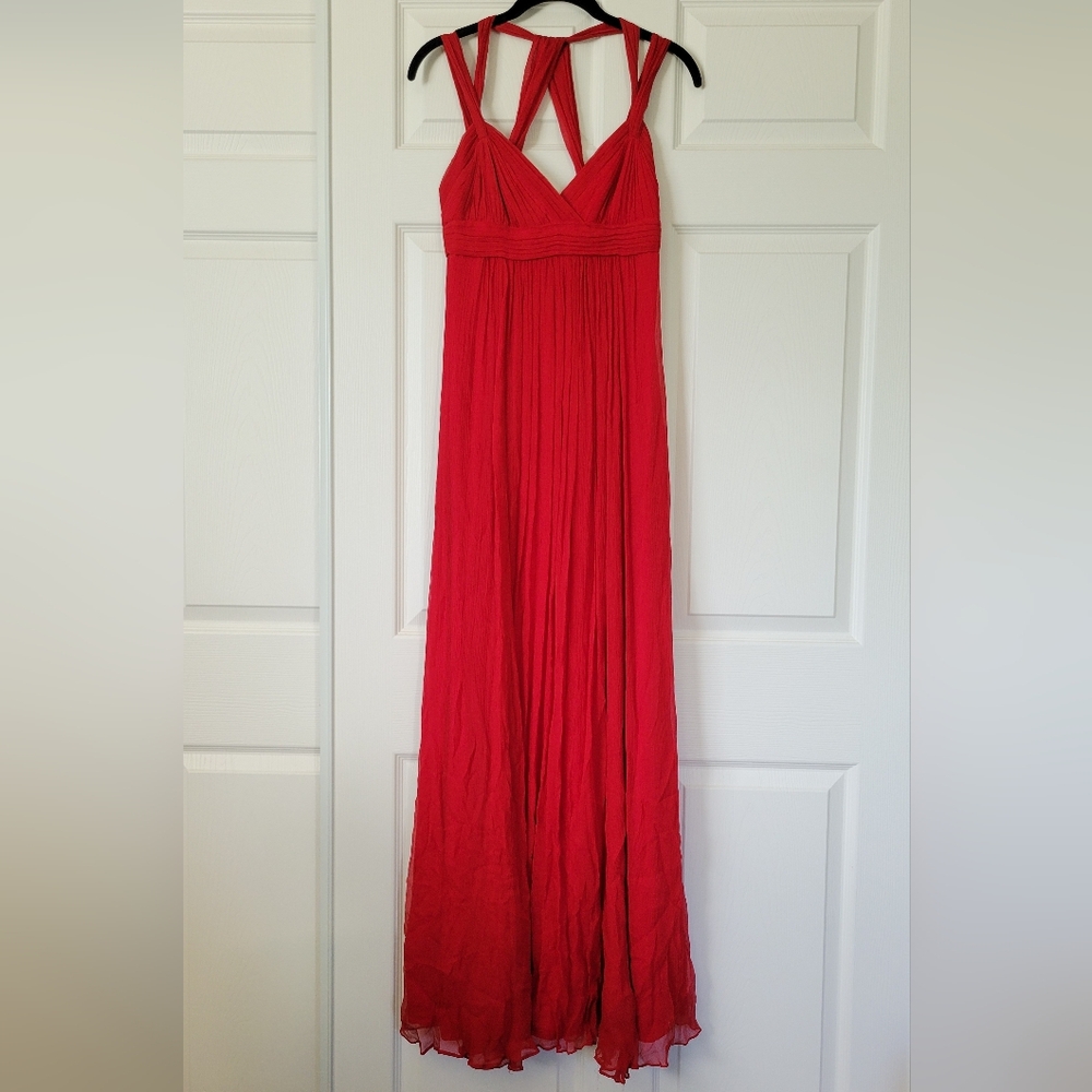 Elegant Red Evening Gown